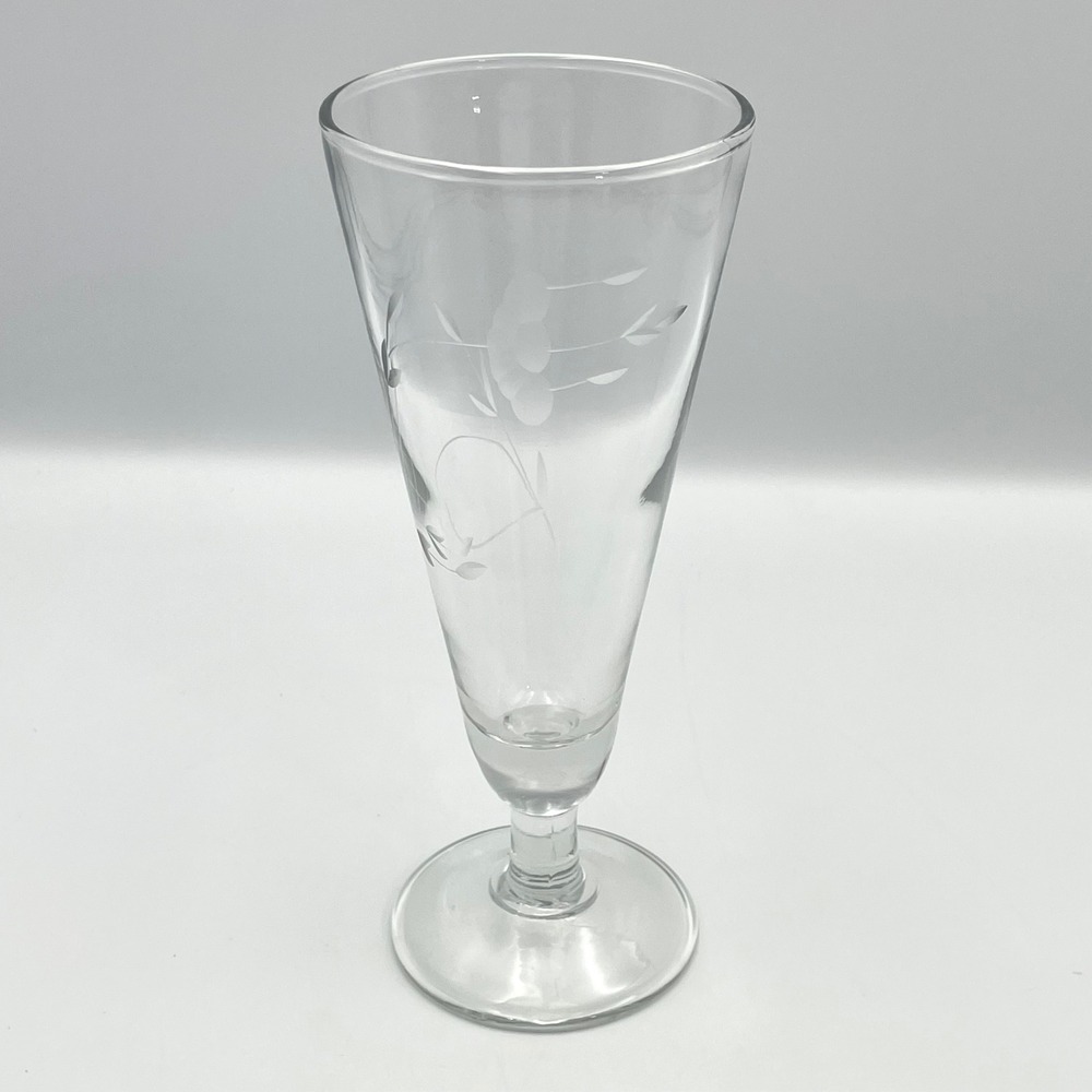 Princess House Heritage Crystal‎ Pilsner Glass 7.5" Beer Parfait Dessert